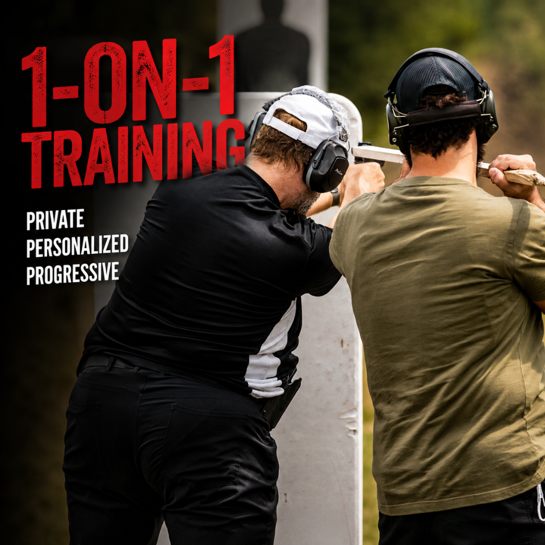 One-on-one private firearms lesson